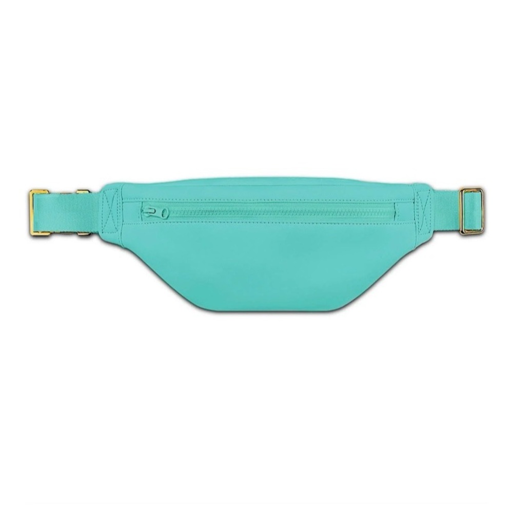 Cynthia Rowley Neoprene Mint Blue Fanny Pack Belt Bag, OS, NWT